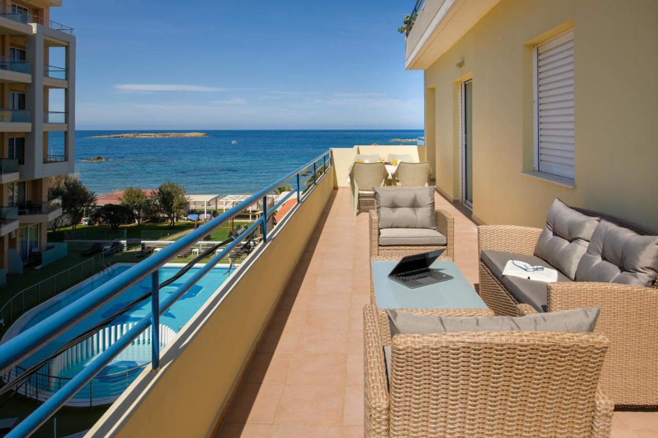 Be Crete - Vista Lazareta Apartman Hriszí Aktí Haniá Kültér fotó