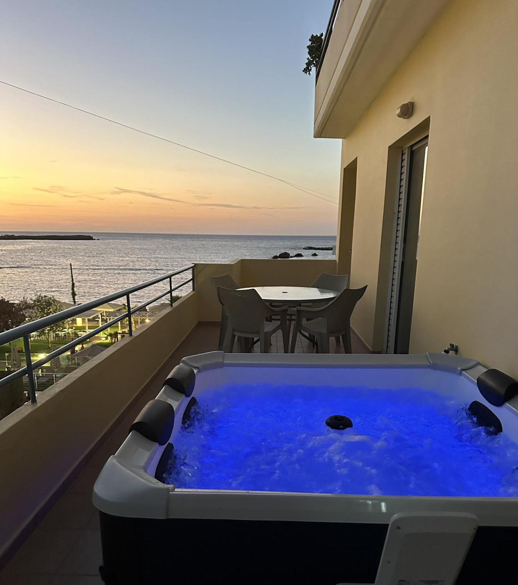 Be Crete - Vista Lazareta Apartman Hriszí Aktí Haniá Kültér fotó
